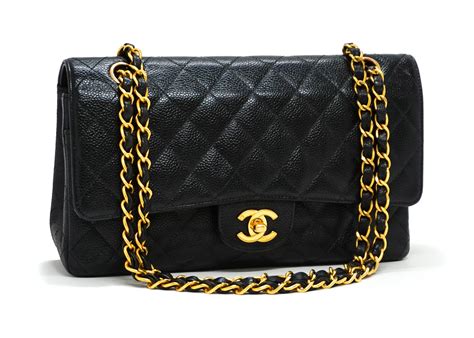 chanel bags black classic|Black Chanel bag price.